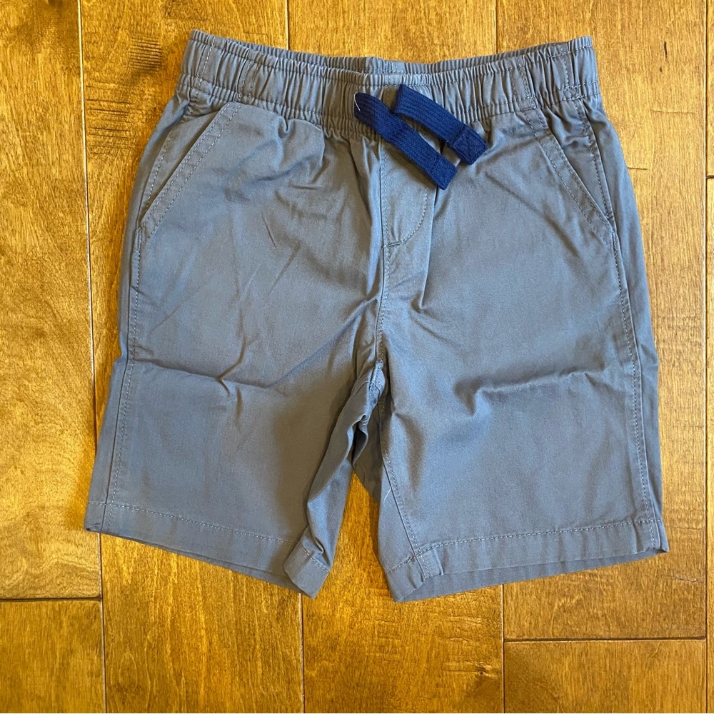 NWT Lands' End Kids' Elastic Waist Gray Shorts